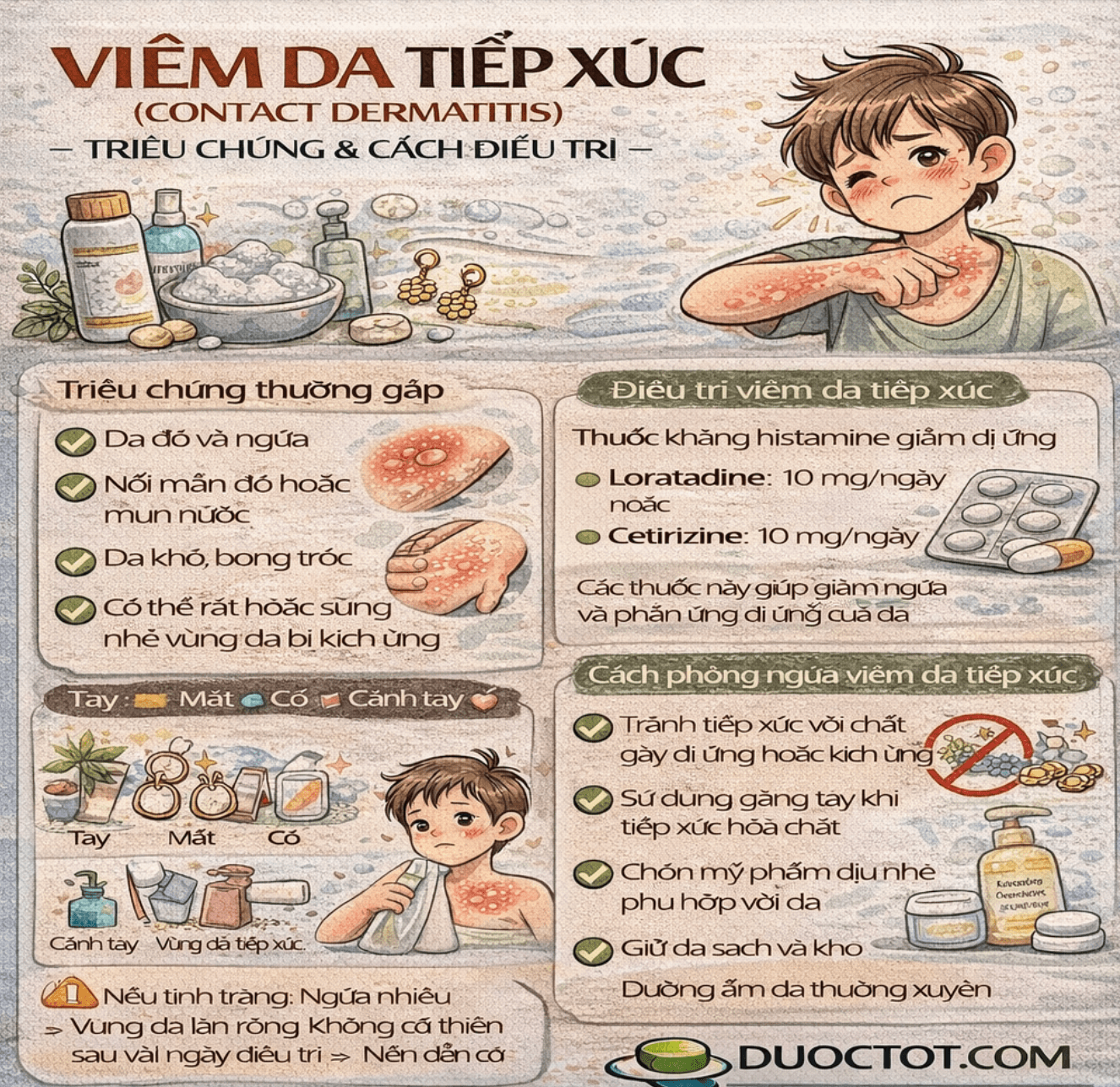 Viêm da tiếp xúc (Contact Dermatitis)